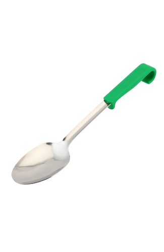 Genware Plastic Handle Spoon Plain Green