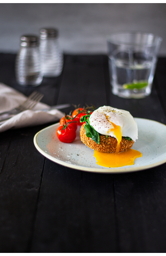 Gluten-free MSC Florentine Fishcake - as a brunch option