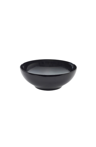 Black Melamine Round Buffet Bowl 25.7cm