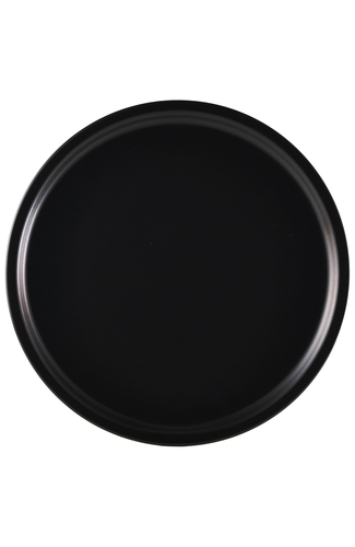 Luna Pizza Plate 33cm Dia Black Stoneware