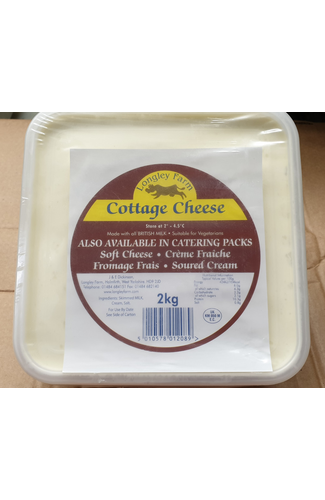 Longley Farm Cottage Cheese 2kg Label