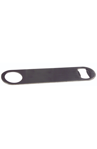 S/St. 'Bar Blade'  Flat Bottle Opener 7"