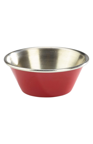 1.5oz Stainless Steel Ramekin Red