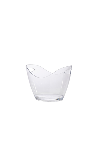 Clear Plastic Champagne/Wine Bucket Small