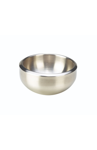 Stainless Steel Double Walled Dual Angle Bowl