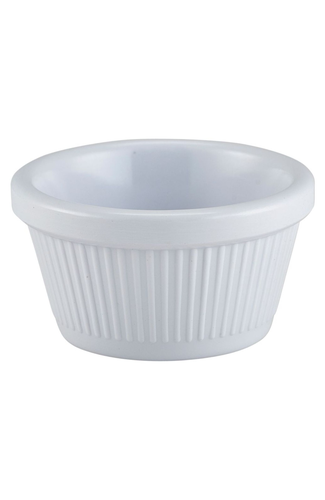 Ramekin Fluted 2oz White 71X36mm