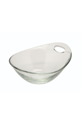 Handled Glass Bowl 14cm Dia