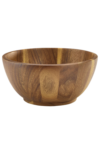 Acacia Wood Bowl 25Dia x 12cm