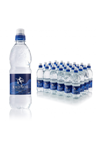 Radnor Hills Still Spring Water 24x500ml Sports cap Product range/brand shot