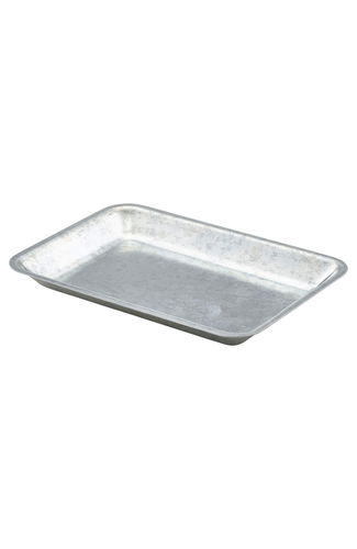 Galvanised Steel Tray 20x14x2cm