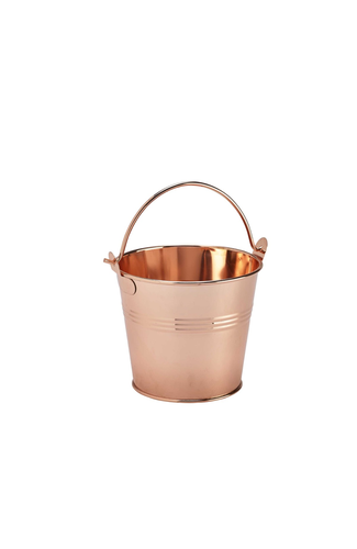 Stainless Steel Serving Bucket 10cm Dia Copper