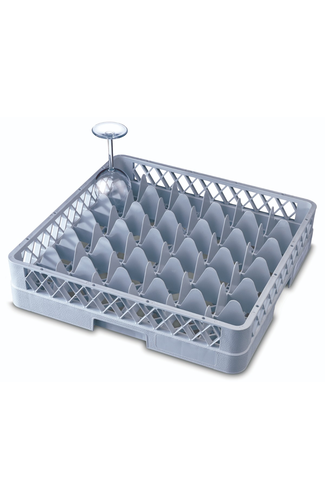Genware 36 Comp Glass Rack With 1 Extender