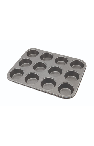 Carbon Steel Non-Stick 12 Cup Muffin Tray