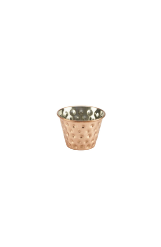 2.5oz Copper Plated Hammered Ramekin