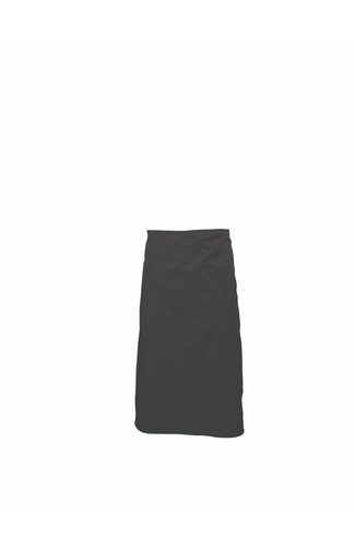 Black Waist Apron W/ Split Pocket 70cm Long