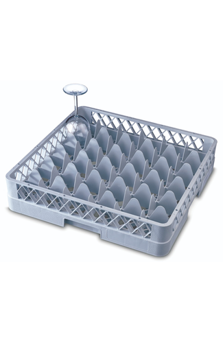 Genware 36 Compartment Glass Rack