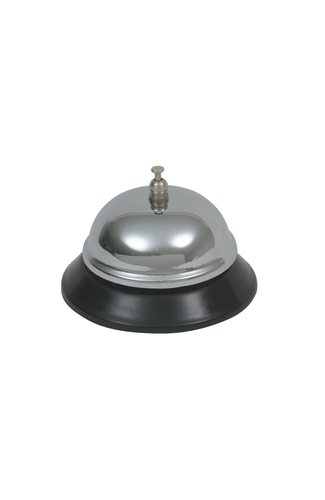 Genware Chrome Plated Service Bell 3 1/2" Dia