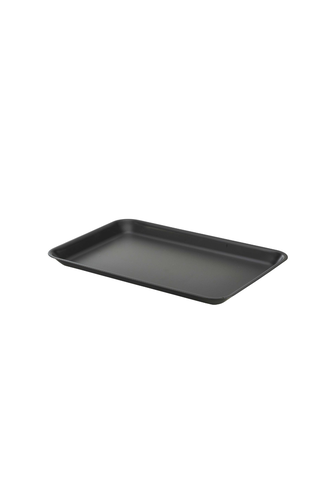 Galvanised Steel Tray 31.5x21.5x2cm Matt Black