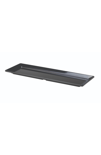 Black Melamine Platter GN 2/4 Size 53X17.5cm