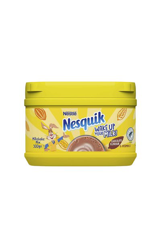 Nesquik Chocolate Flavoured Milkshake Powder 500g Tub Back