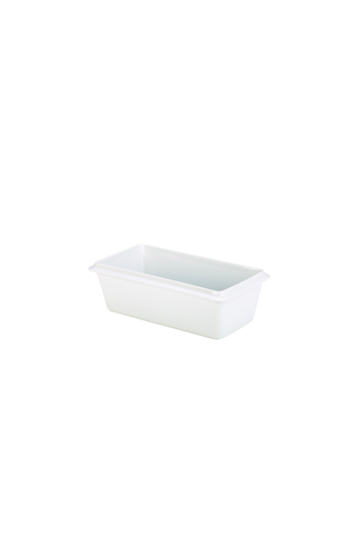 Royal Genware Gastronorm Dish 1/3 100mm White