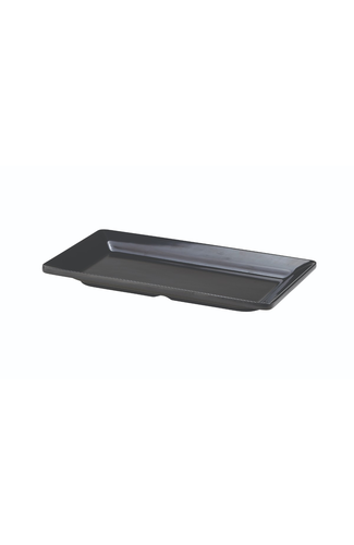 Black Melamine Platter GN 1/3 Size 32X17.5cm