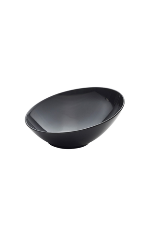 Black Melamine Slanted Buffet Bowl 30 x 29 x 13cm