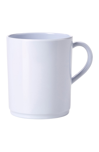 Genware 10oz Melamine Mug White