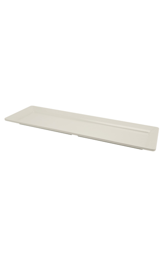 White Melamine Platter GN 2/4 Size 53X17.5cm