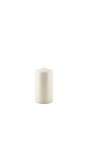 Pillar Candle 15cm H X 8cm Dia Ivory