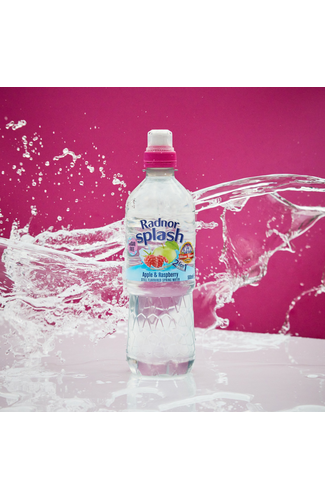 Radnor Splash Apple and Raspberry still sugar free flavoured water 500ml Product Lifestyle image