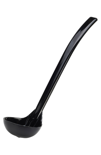 Ladle 9 1/2" 1oz Plain Black