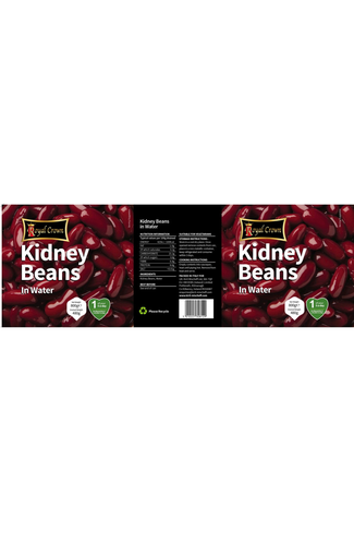 Royal Crown red kidney beans 6x800g