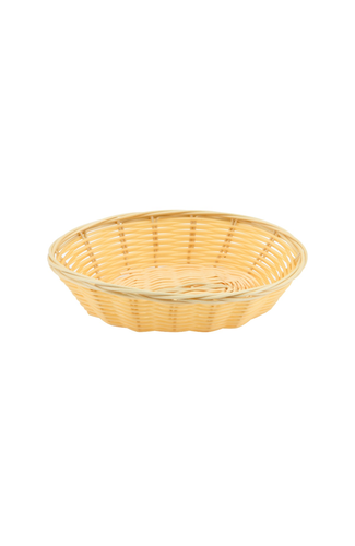 Oval Polywicker Basket 7"X5"X2"