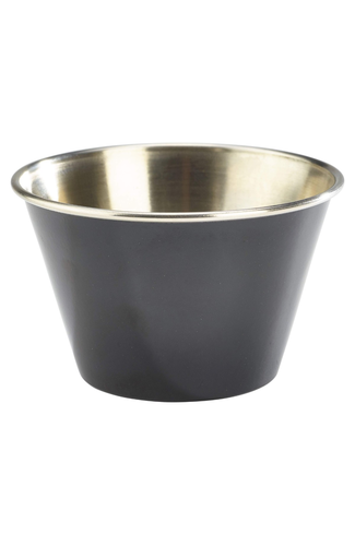 6oz Stainless Steel Ramekin Black