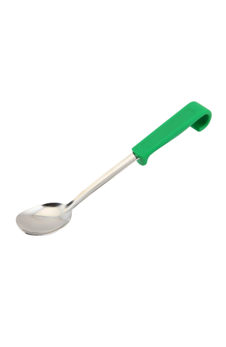 Genware Plastic Handle Small Spoon Green