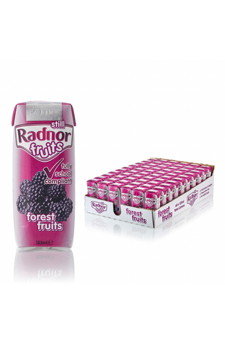 Radnor Fruits forest fruits no added sugar kids drink 60 x 125ml Tetra Pak® Product range/brand shot