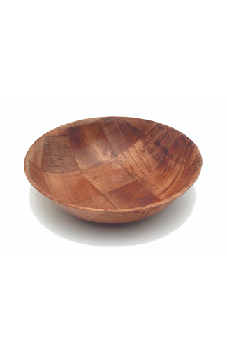 Woven Wood Bowls 8" Dia