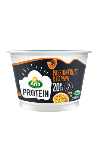 Arla Protein Passion Fruit & Papaya Yogurt 200g Front pack shot