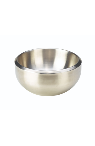 Stainless Steel Double Walled Dual Angle Bowl