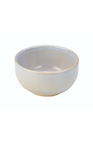 Terra Stoneware Rustic White Round Bowl 12.5cm