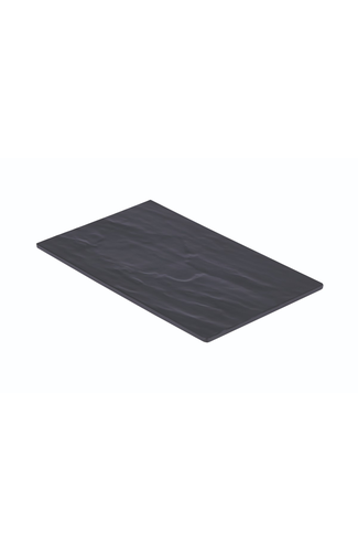 Slate Melamine Platter GN 1/4 26.5X16cm