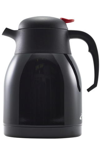 Black St/St Vacuum Push Button Jug 1.5L