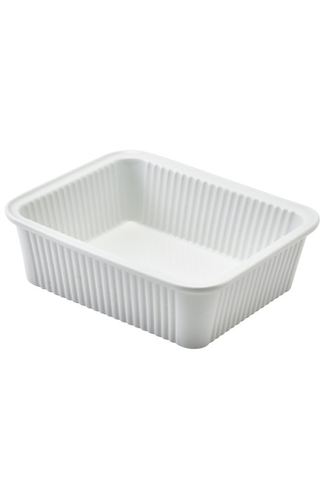 Royal Genware Fluted Rectangular Dish 16 x 13 x 5cm