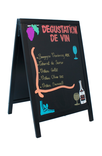 Duplo A-Board 55X85cm, Black