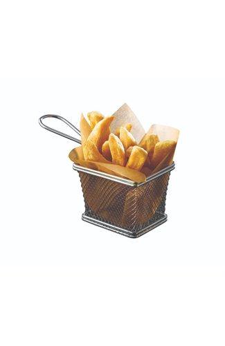 Serving Fry Basket Rectangular 10 X 8 X 7.5cm