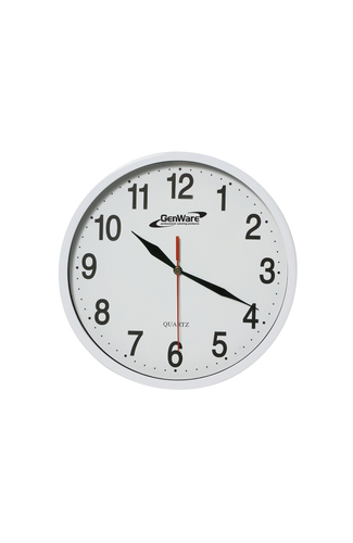 Wall Clock White 24cm Dia