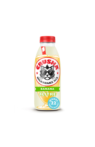 Crusha Banana 1 Litre Pack Shot
