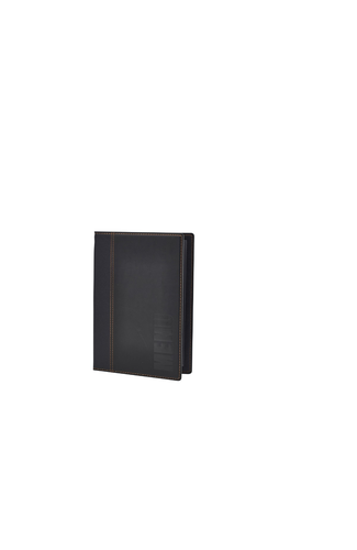 Contemporary A5 Menu Holder Black 4 Pages