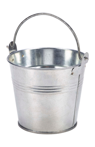 Galvanised Steel Serving Bucket 10cm Dia